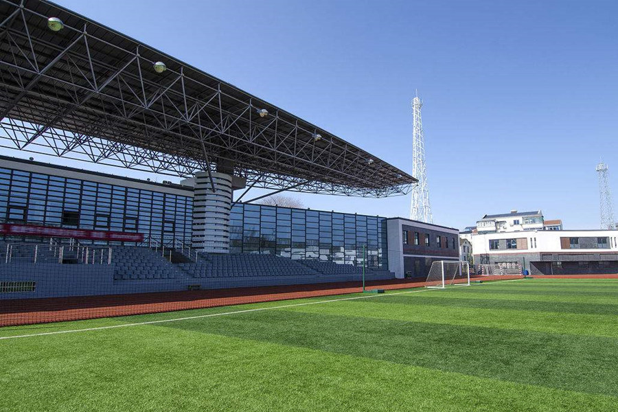 玉门体育场看台网架工程